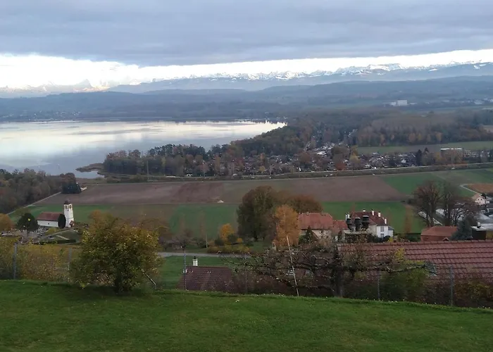 לינה וארוחת בוקר Swiss Borzoi House Vully-les-Lacs